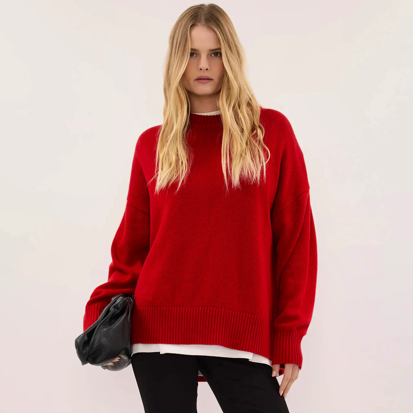 DISSH Mila Burnt Red Crew Neck Jumper, £230
