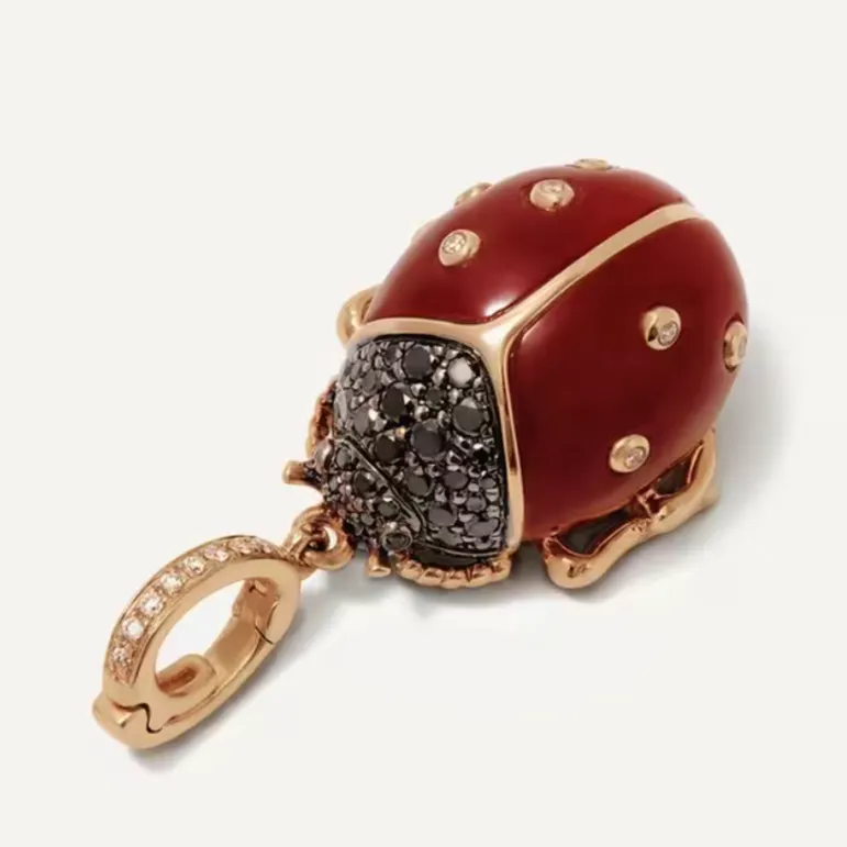 Annoushka 18ct Gold Mythology Ladybird Charm Pendant, £2,900