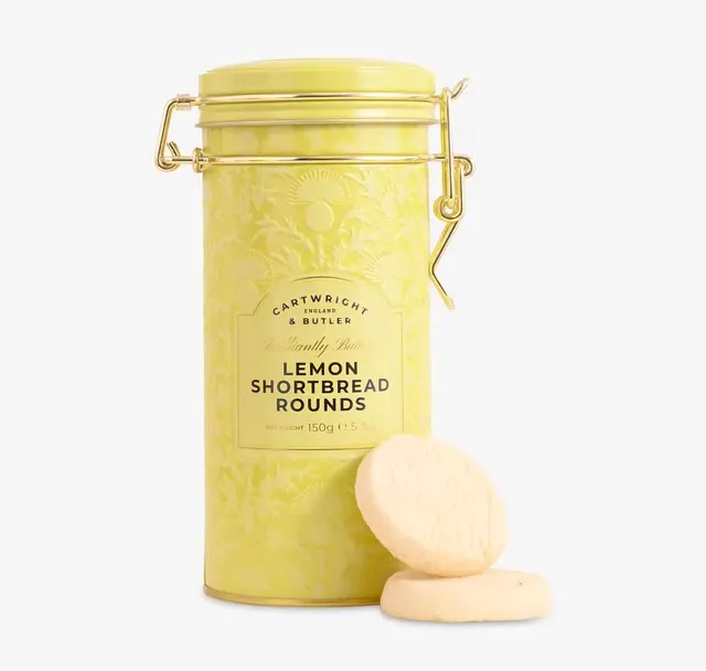 Cartwright & Butler Lemon Shortbread Rounds Tin