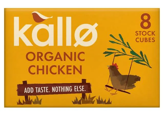 Kallo Organic Chicken Stock Cubes 8x11g