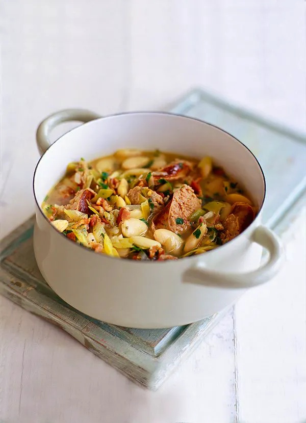 Toulouse Sausage And Butter Bean Casserole
