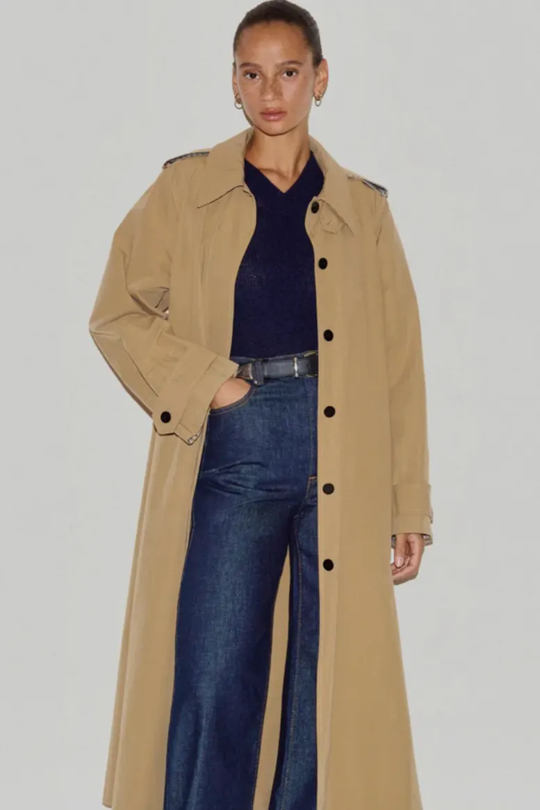 Jigsaw Naya A-Line Trench, £375