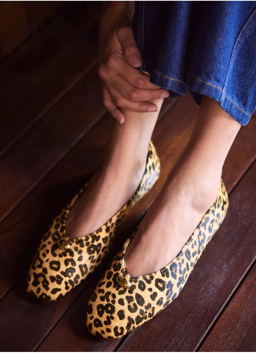 Ruby Leopard Ballet Flats, £99 