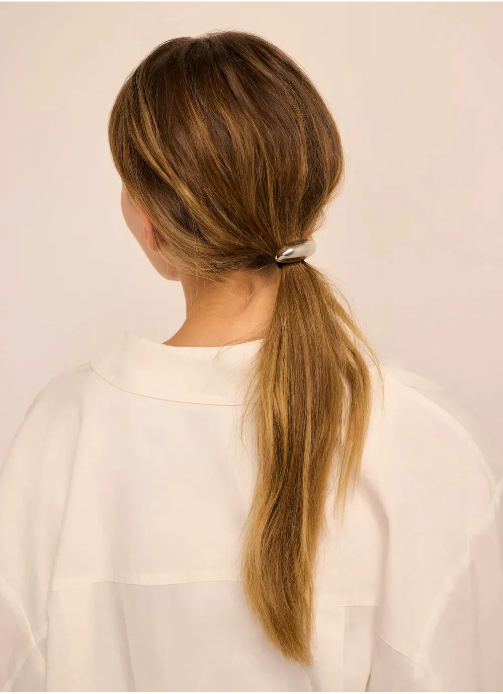 Silver Tone Clean Hair Cuff, £15 