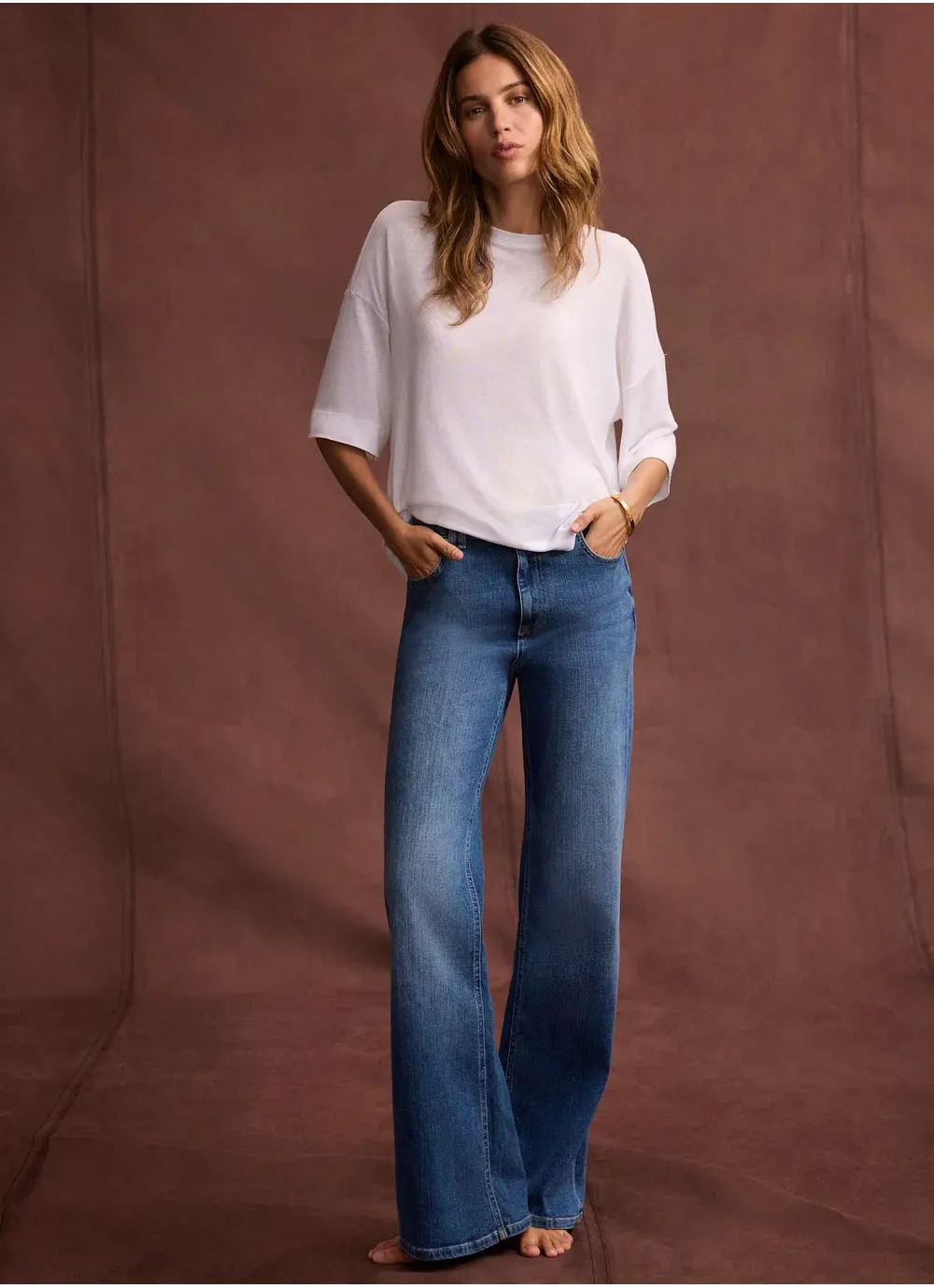 Ultimate Indigo Flare Jean, £99 