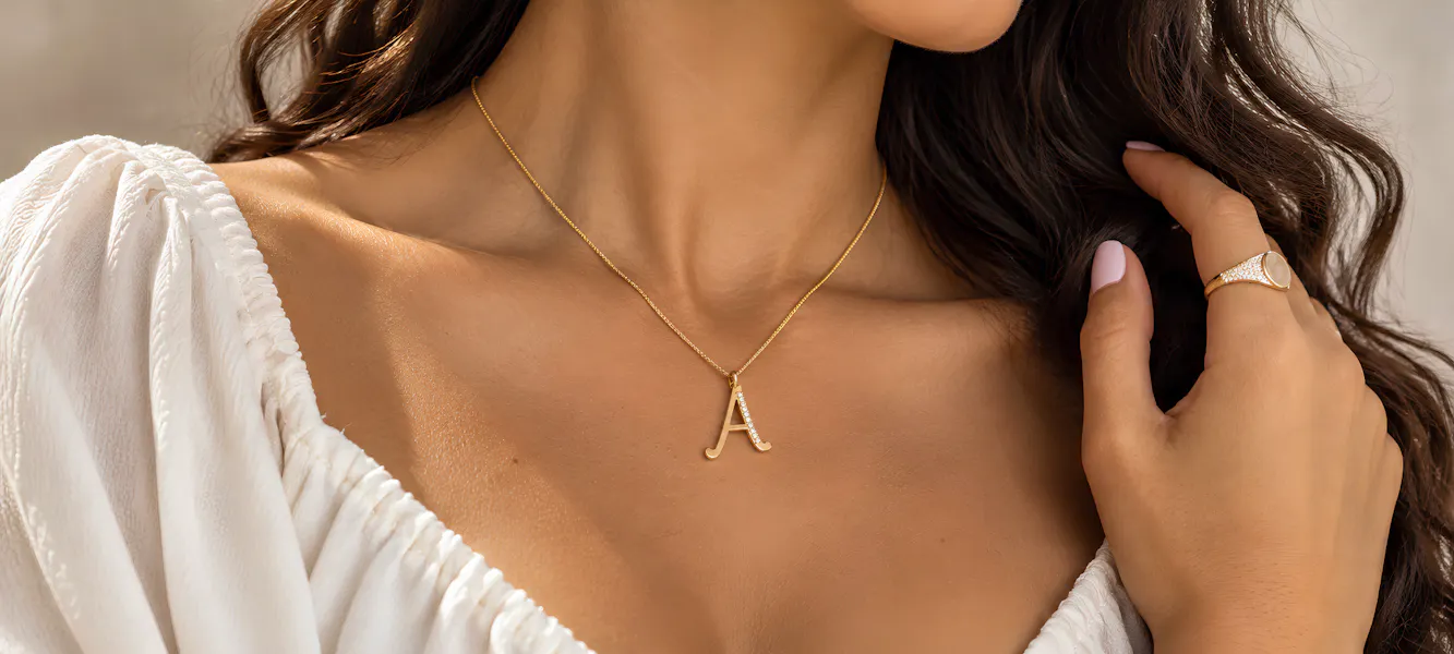 Purely Diamonds Comp Intial Pendant