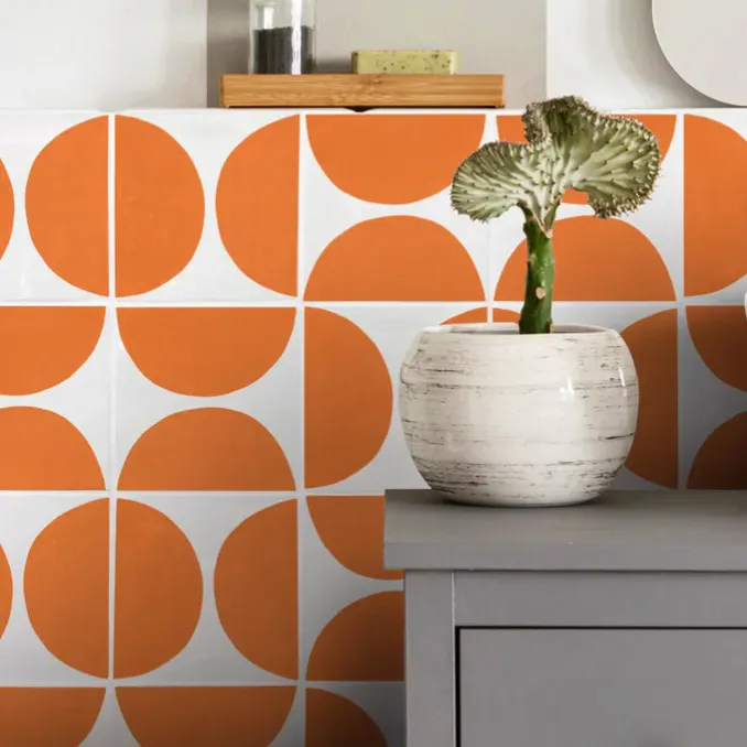 Decorum Tiles Arc Satsuma, £4.80