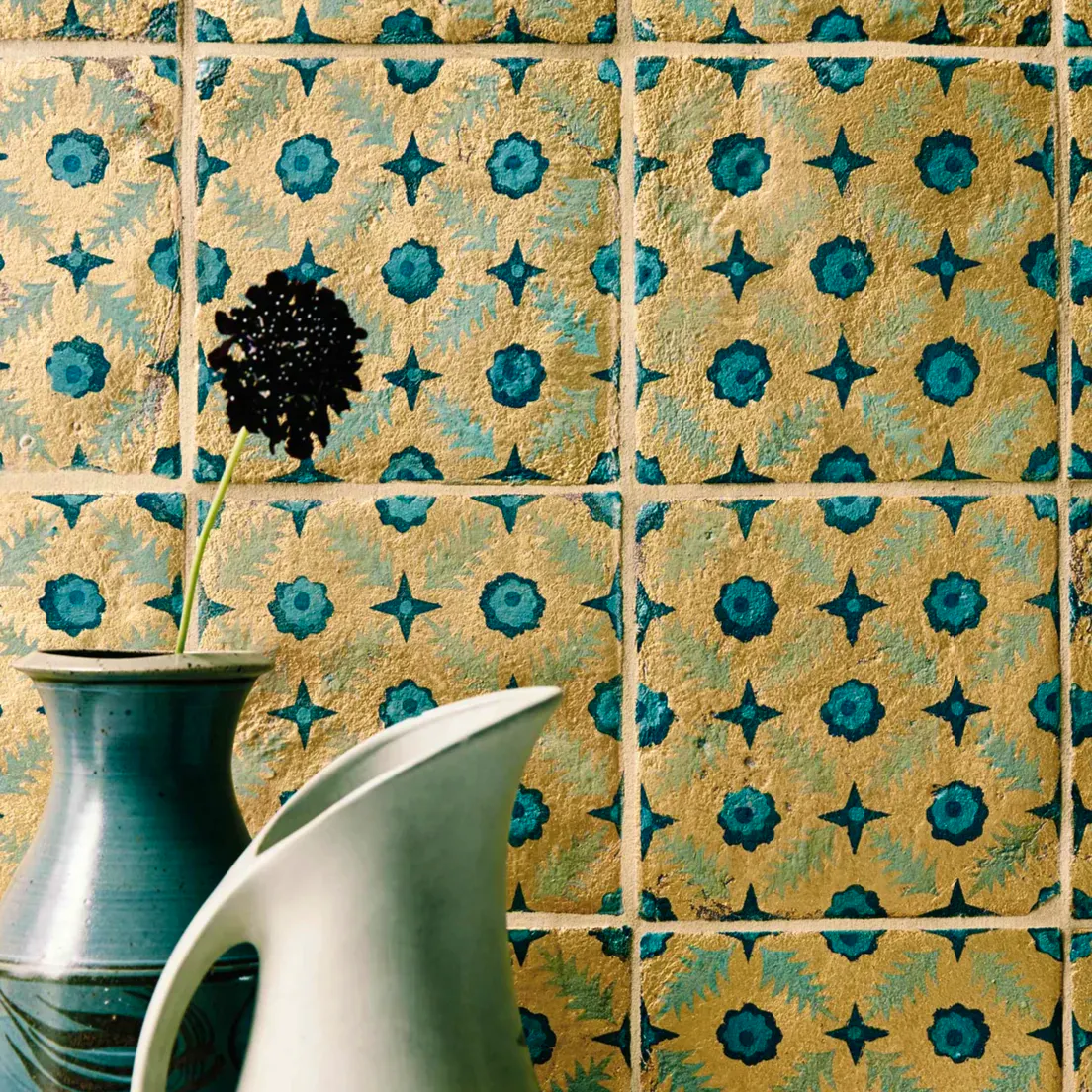 Fired Earth Neisha Crosland Atlas Pine Flower Nile, £63
