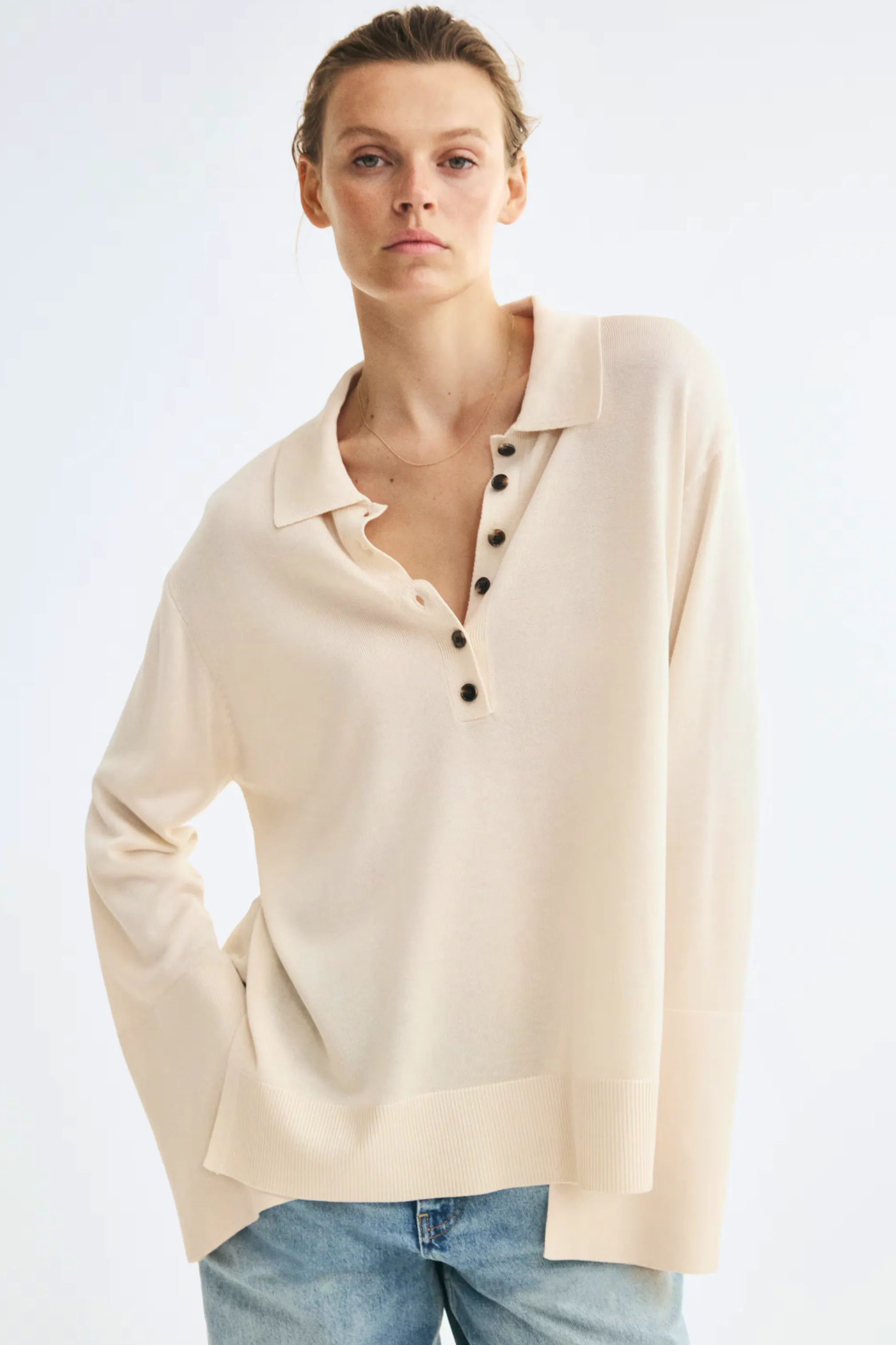 H&M Fine-Knit Polo Shirt, £29.99