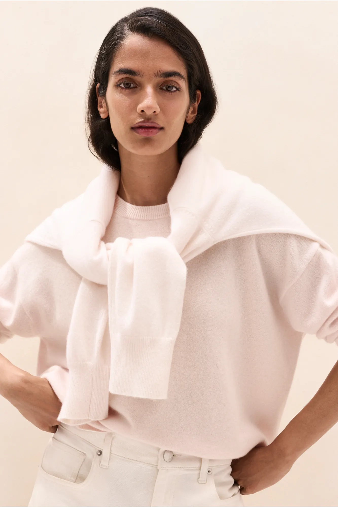 The White Company Relaxed Cashmere Crew-Neck Jumper, £180