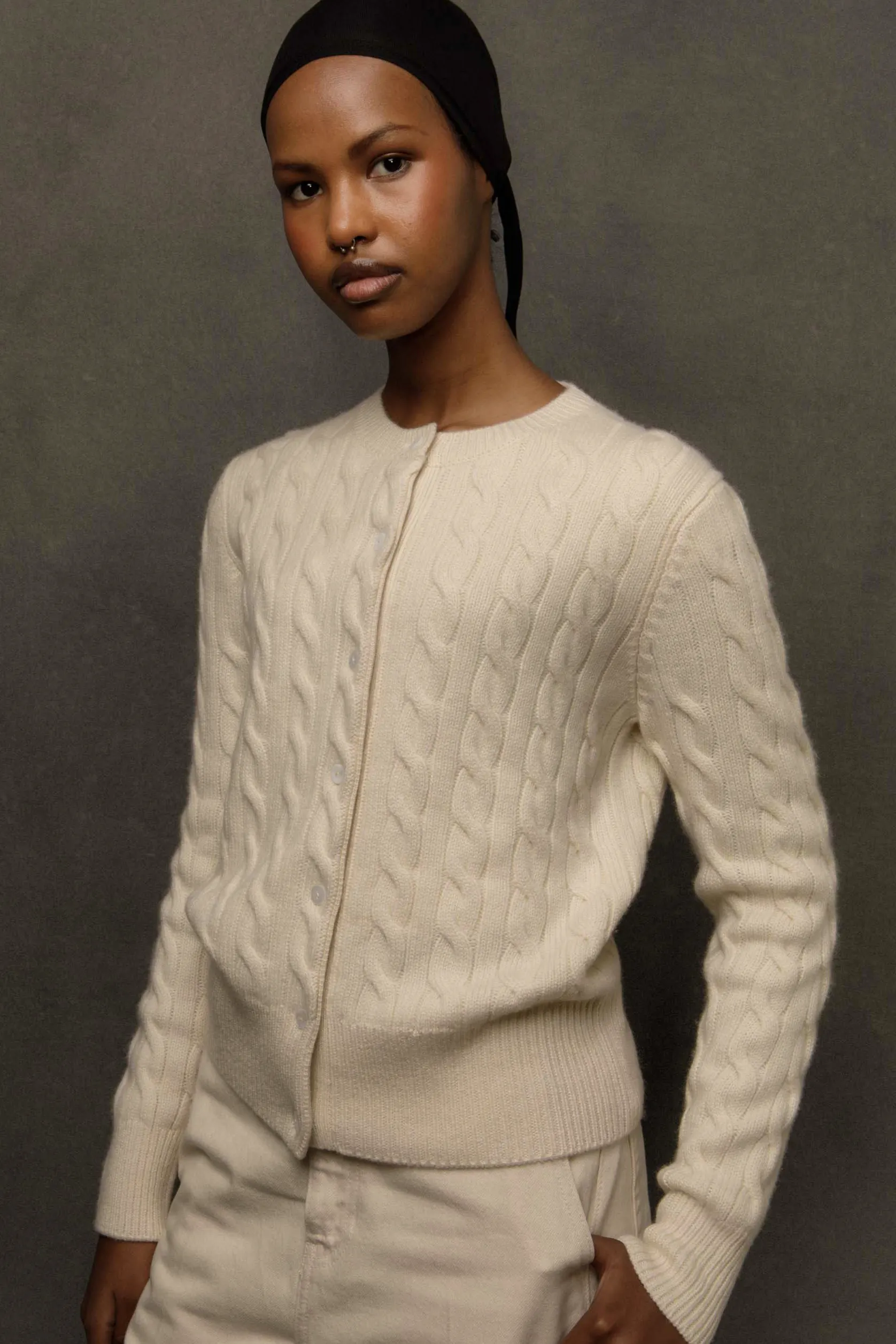 Kiltane Women’s Calton Cashmere Cable Cardigan, £269