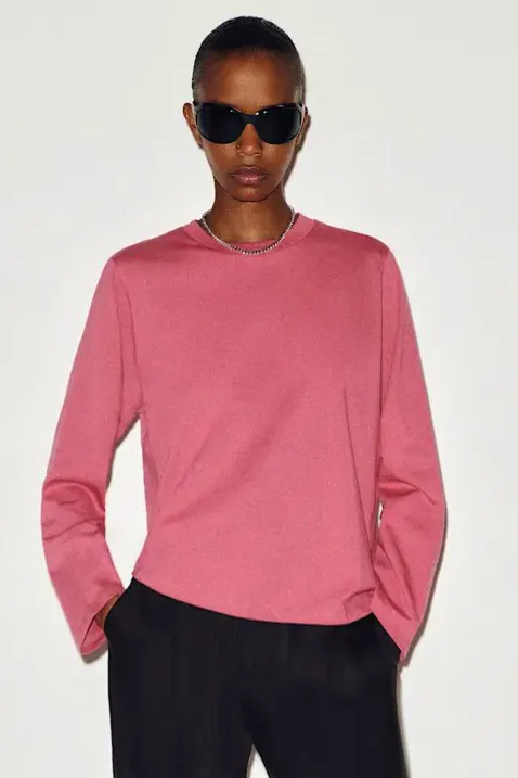 Reformation Asher Oversized Long Sleeve Tee, £58