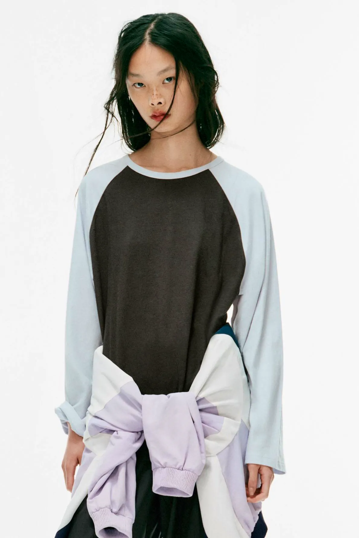 Zara Contrast Raglan T Shirt, £22.99