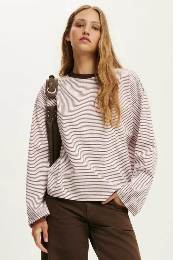 Cotton On Boxy Long Sleeve Top, £16.87
