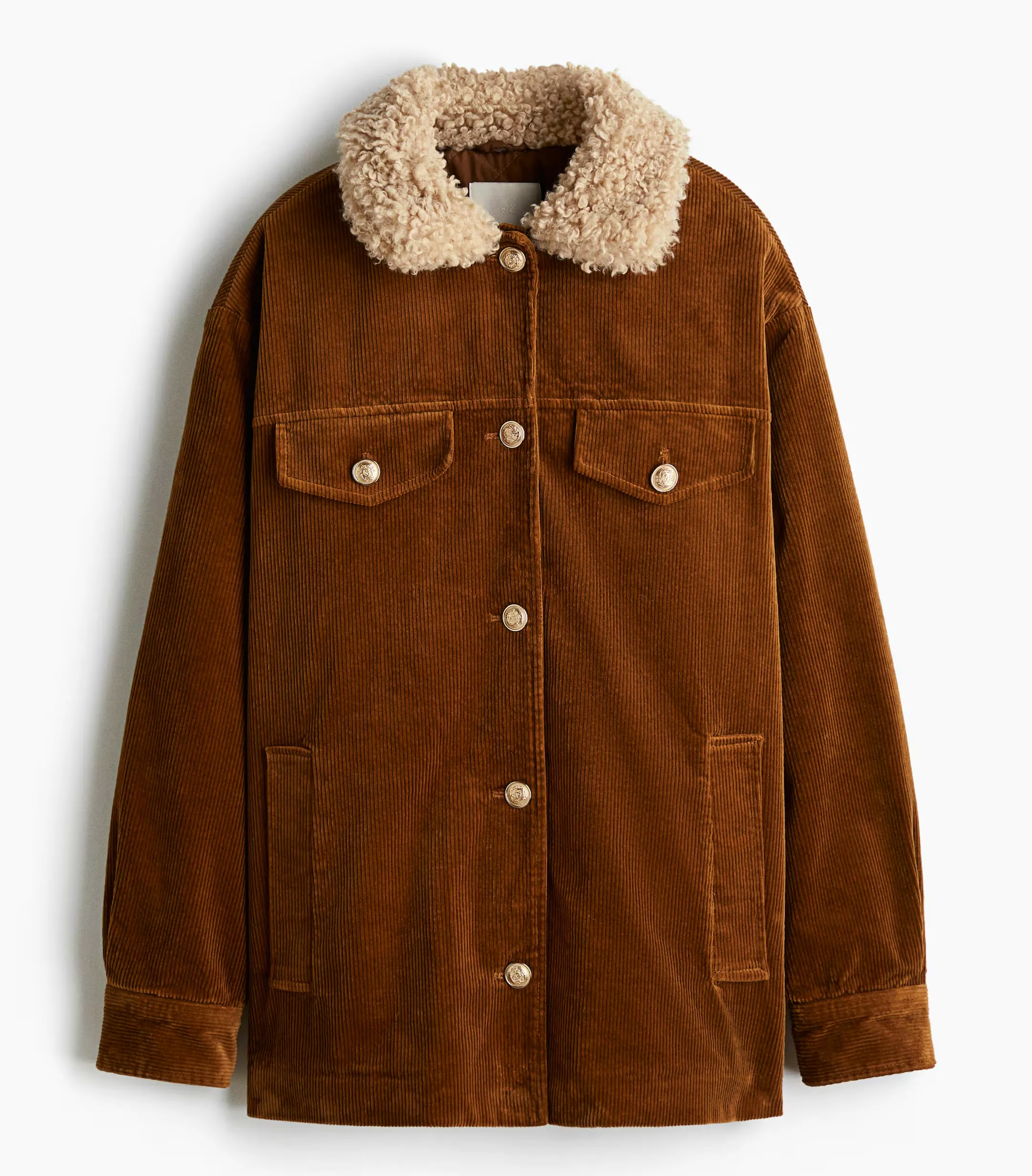 H&M Padded Corduroy Jacket