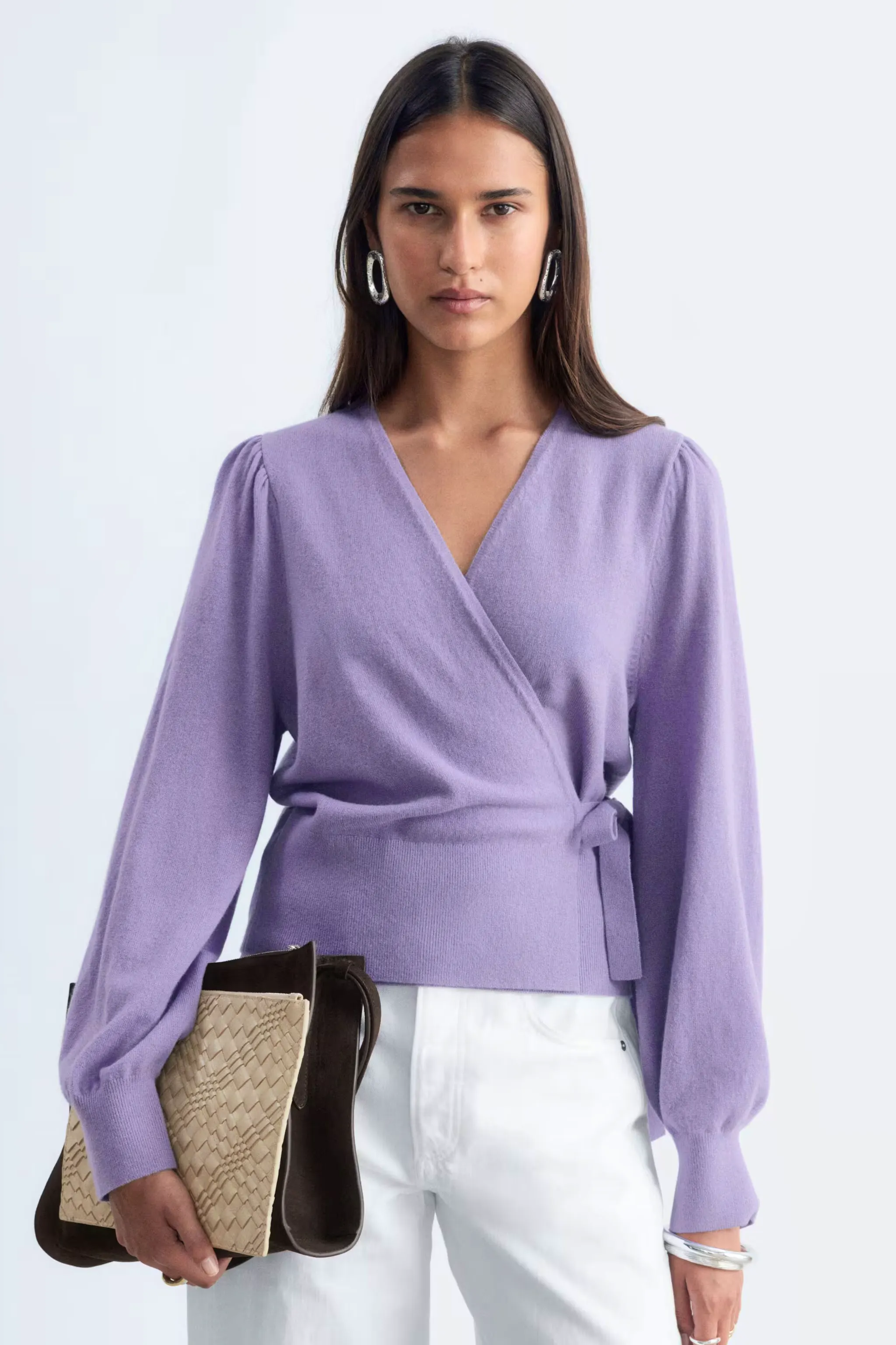 & Other Stories Merino Wrap Cardigan, £67