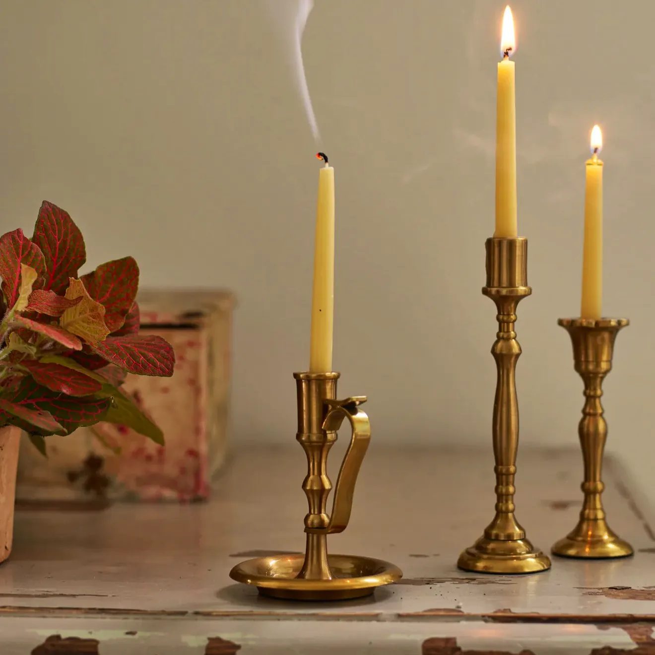 Rowen & Wren Bingley Brass Candlestick, £19