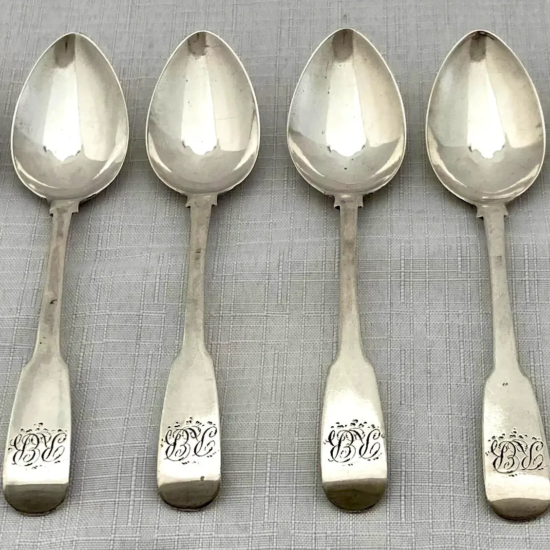 Bassetlaw Silver & Antiques Georgian, George IV, Six Silver Teaspoons £244