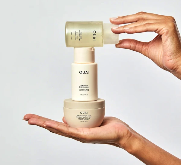 OUAI Fine Shampoo And Conditioner Travel Bundle Copy