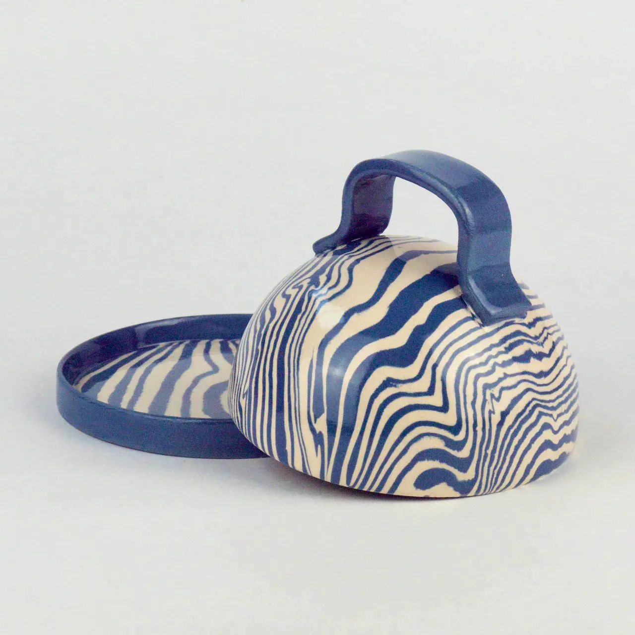 Henry Holland Blue & White Butter Dish, £125