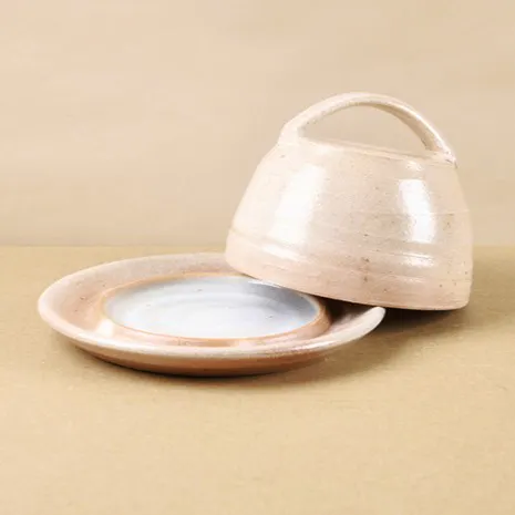 Joseph Bull Stoneware Butter Dish, Ash & Salt Glaze, £55
