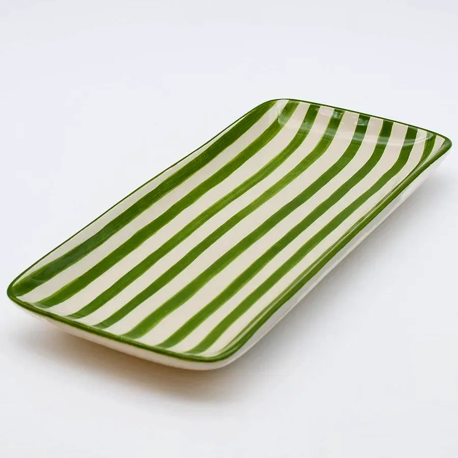 Luis-Paixao Costa Nova Mar, Stripe Serving Platter, £36