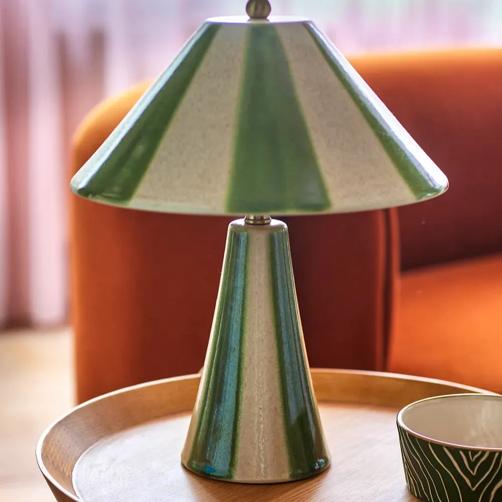 Att Pynta Olive Stoneware Table Lamp, £129