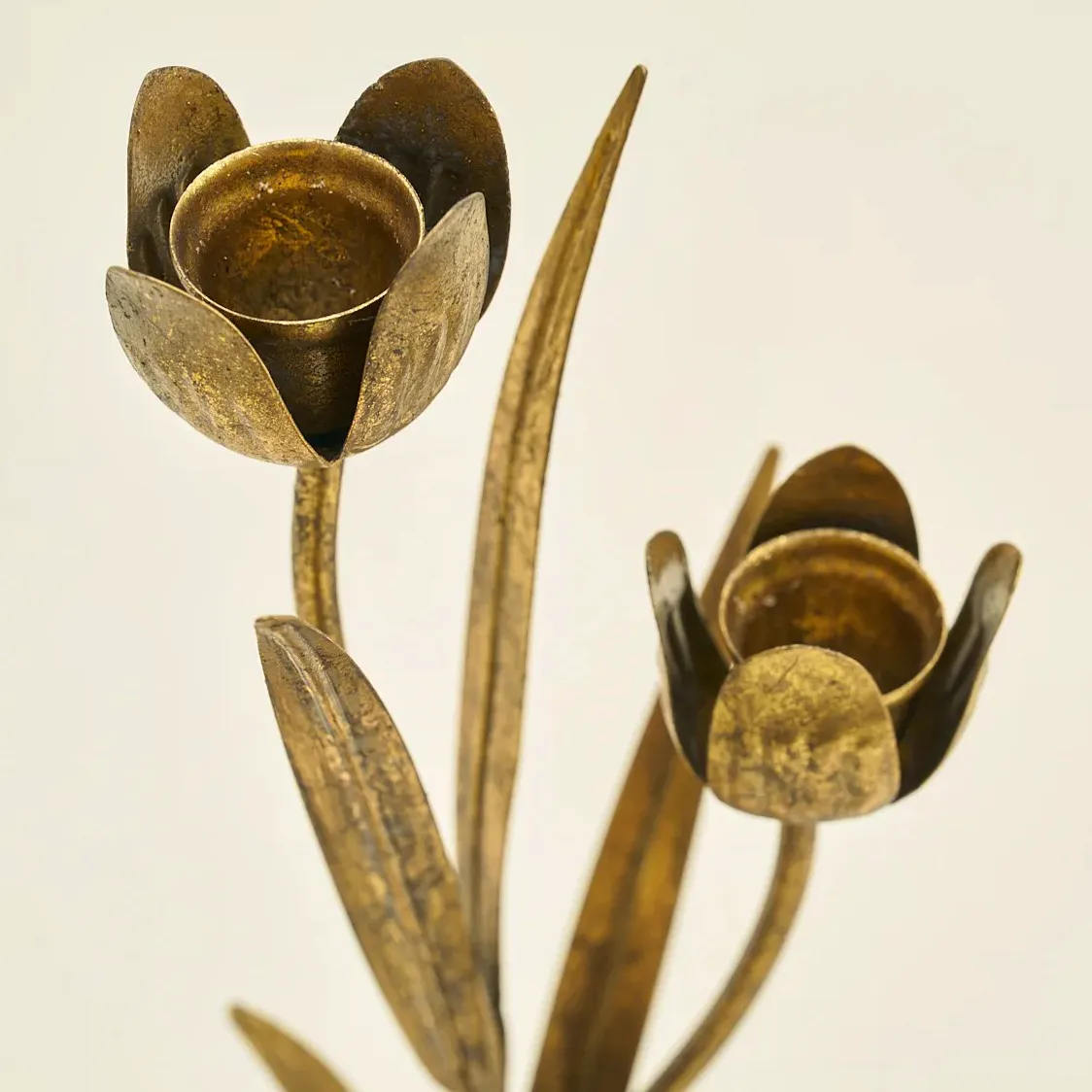 The Newt In Somerset Double Flower Candle Holder, £35