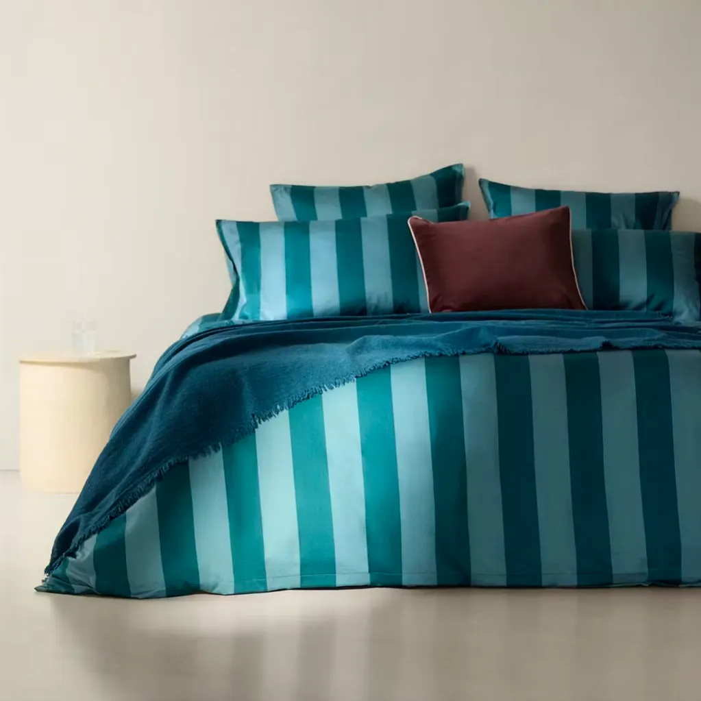 Mango Home Watercolour Broad Stripes Duvet Cover, £79.99