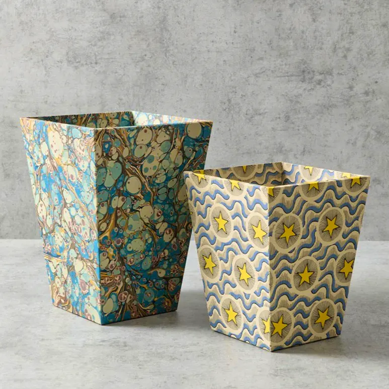 Harris & Jones Marbled Paper Bin. £59