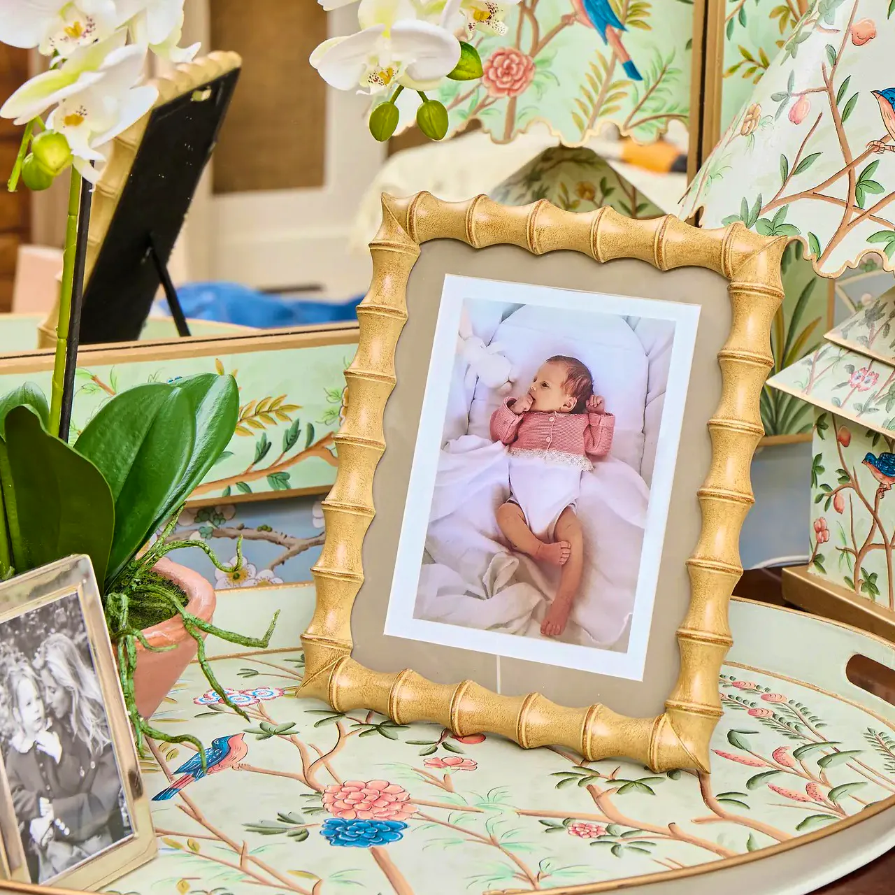 Mrs Alice Bamboo Photo Frame, £32