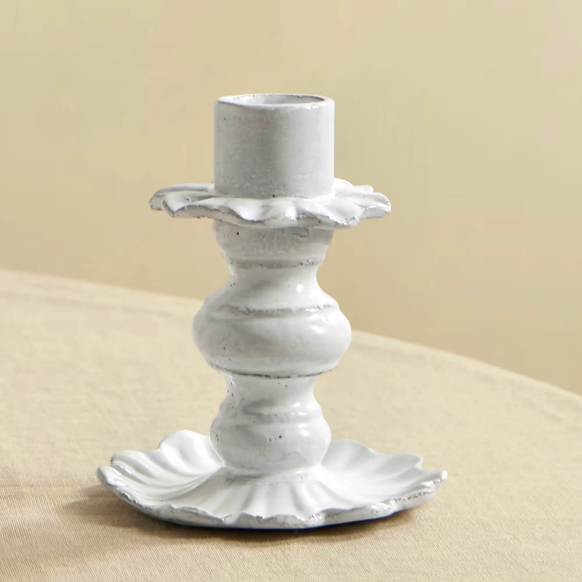 Astier De Villatte Ceramic Candlestick, £125
