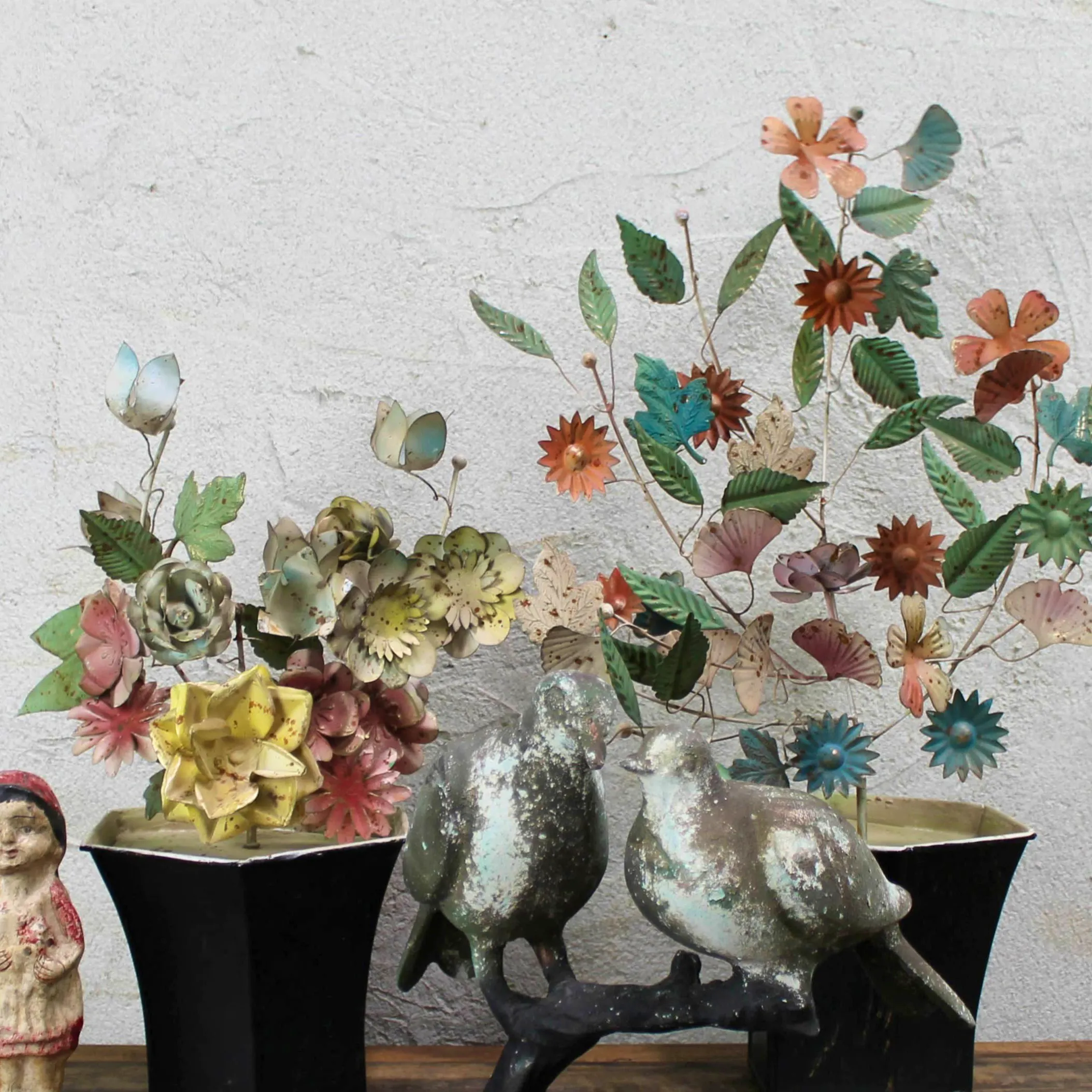 Pentreath & Hall Decorative Pot Plant, Dahlias, £115