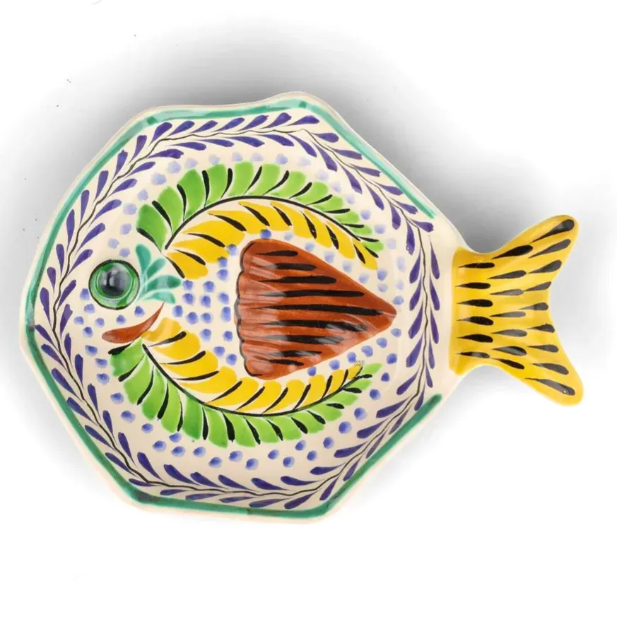 Sous Chef Mexican Hand Painted Fish Dish, £65