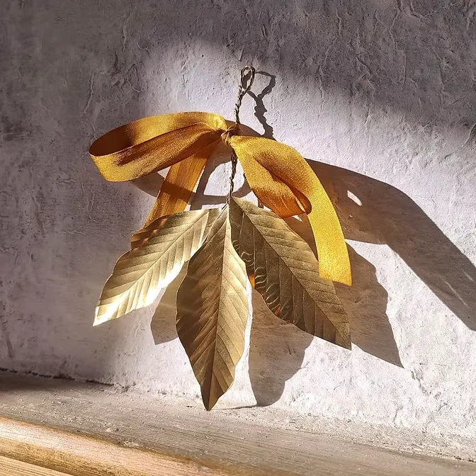 Debbie Fairbrass Laurel Brass Suncatcher, £49
