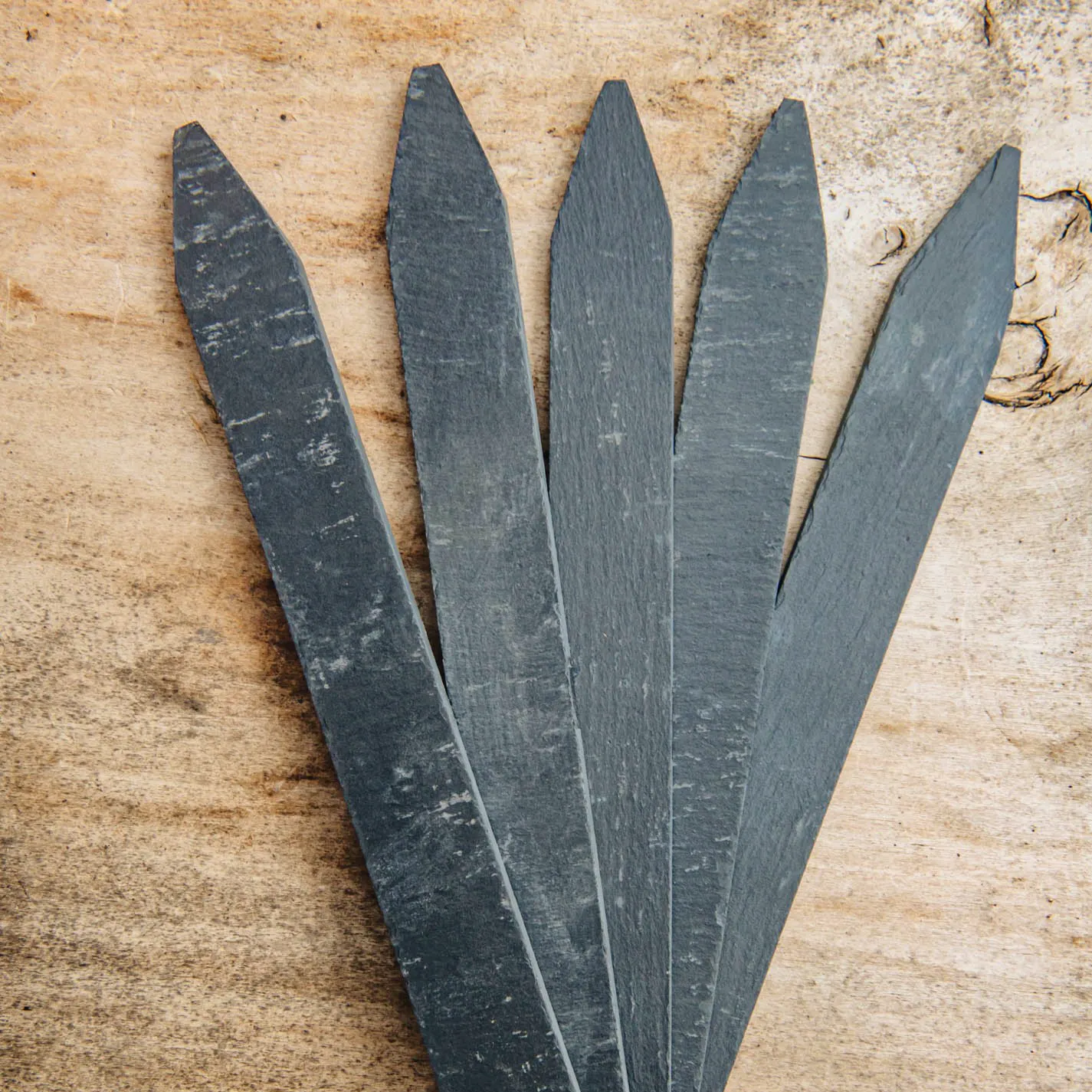 Burford Garden Co Handmade Slate Plant Labels, £16
