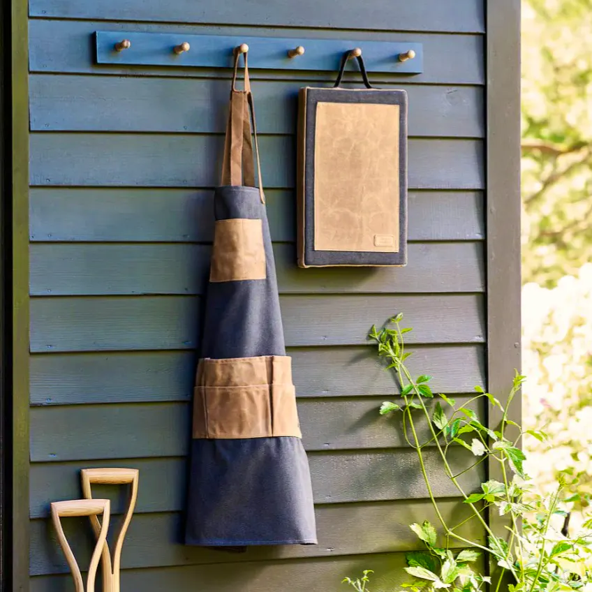 Garden Trading Classic Garden Apron - Canvas, Charcoal & Natural, £30