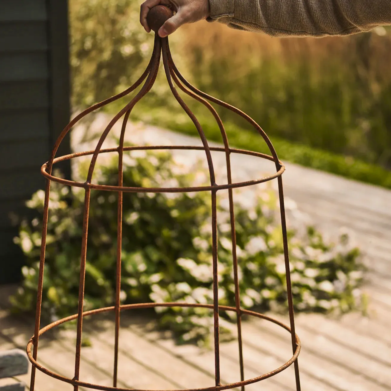 Rowen & Wren Rusted Garden Obelisk, £49
