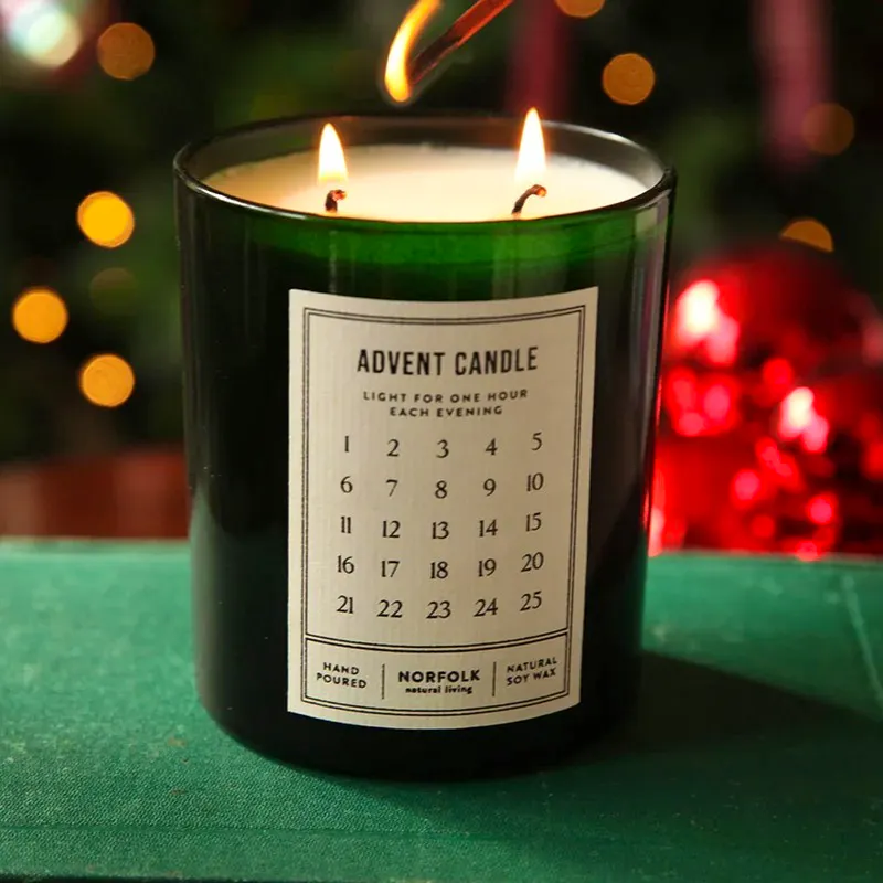 Norfolk Natural Living Advent Candle, £29.50