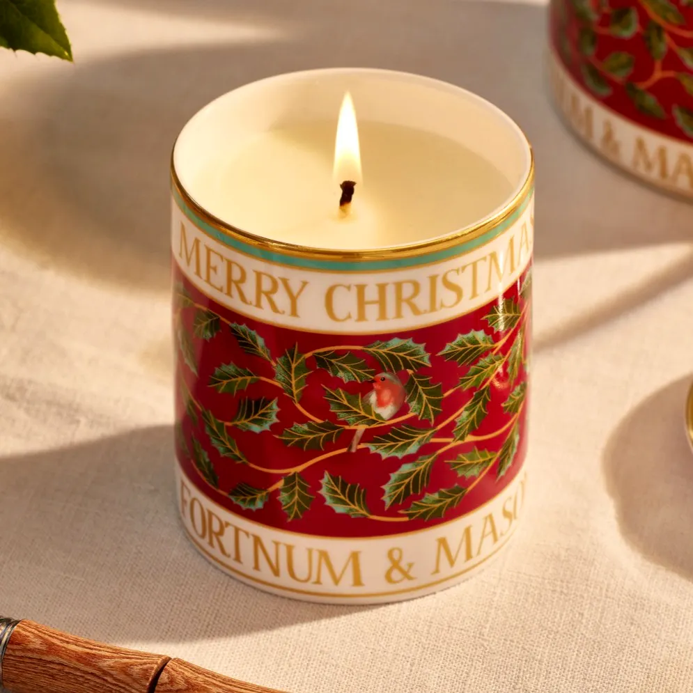 Fortnum & Mason Christmas Holly Candle, £95