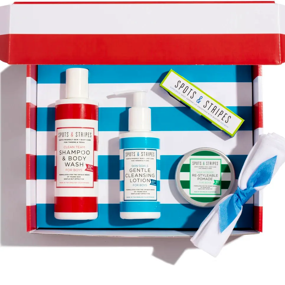 Spots and Stripes Hero Gift Box For Boys, £62