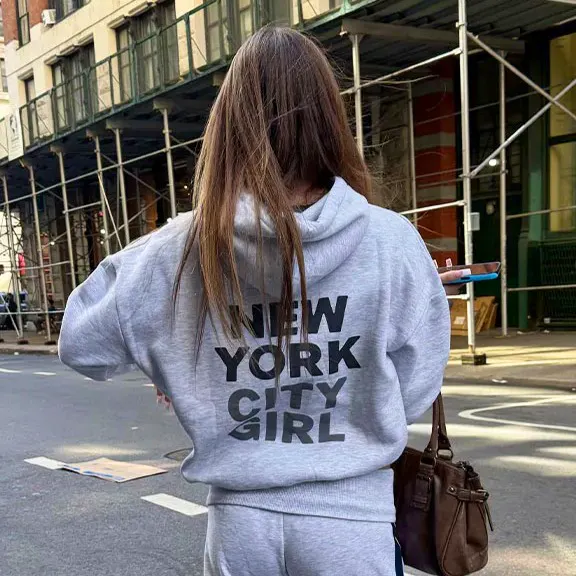 Subdued New York City Girl Hoodie, £55