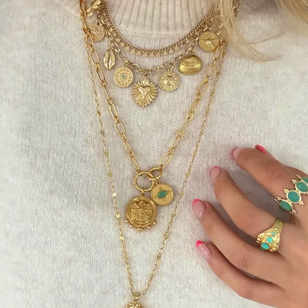 Bella Christie Jewellery Aqua Drift Necklace, £55