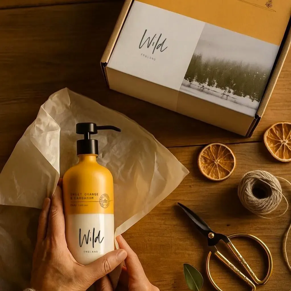 Lavender and Eucalyptus Body Wash And Lotion Wild England, £56