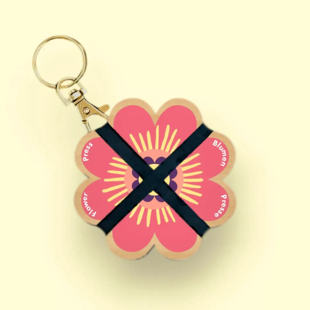 Keyring Flower Press Studio Wald, £9.50