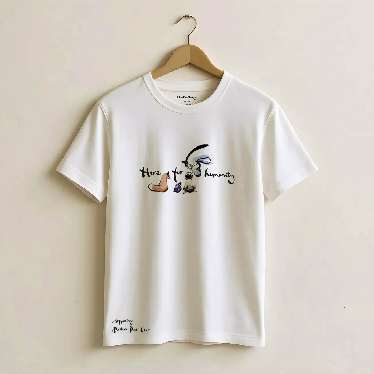 Charlie Mackesy X British Red Cross T-Shirt £19.99