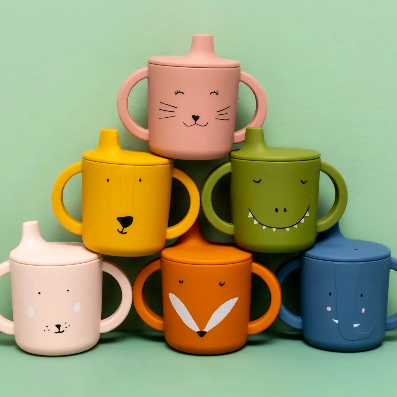 Scandiborn Trixie Silicone Sippy Cup - Mr. Lion, £14.95