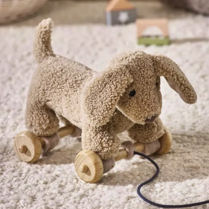 The Little White Company Pull-Along Borg Dog Toy, £30