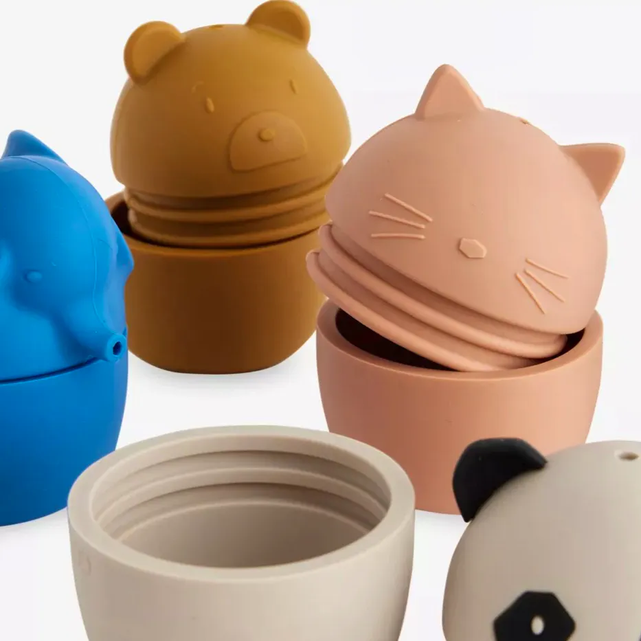 Liewood Gaby Silicone Bath Toys Pack of Five, £32