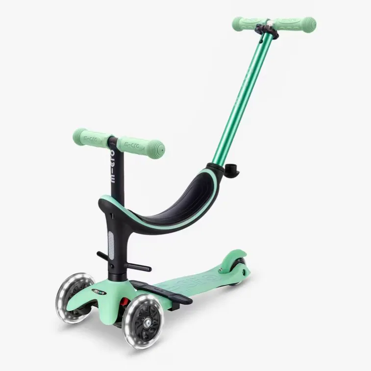 Micro Scooters 4-In-1 Mini Micro Push Along LED Wheels Scooter, £119.95